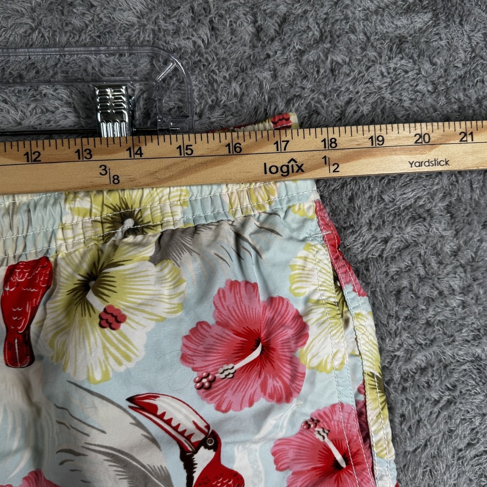Vilebrequin Shorts Mens XL Multicolor Hawaiian Floral Toucan Bird Swim Trunks - Picture 3 of 12